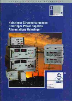 Каталог Knurr Heinzinger Power Supplies, 54-814, Баград.рф